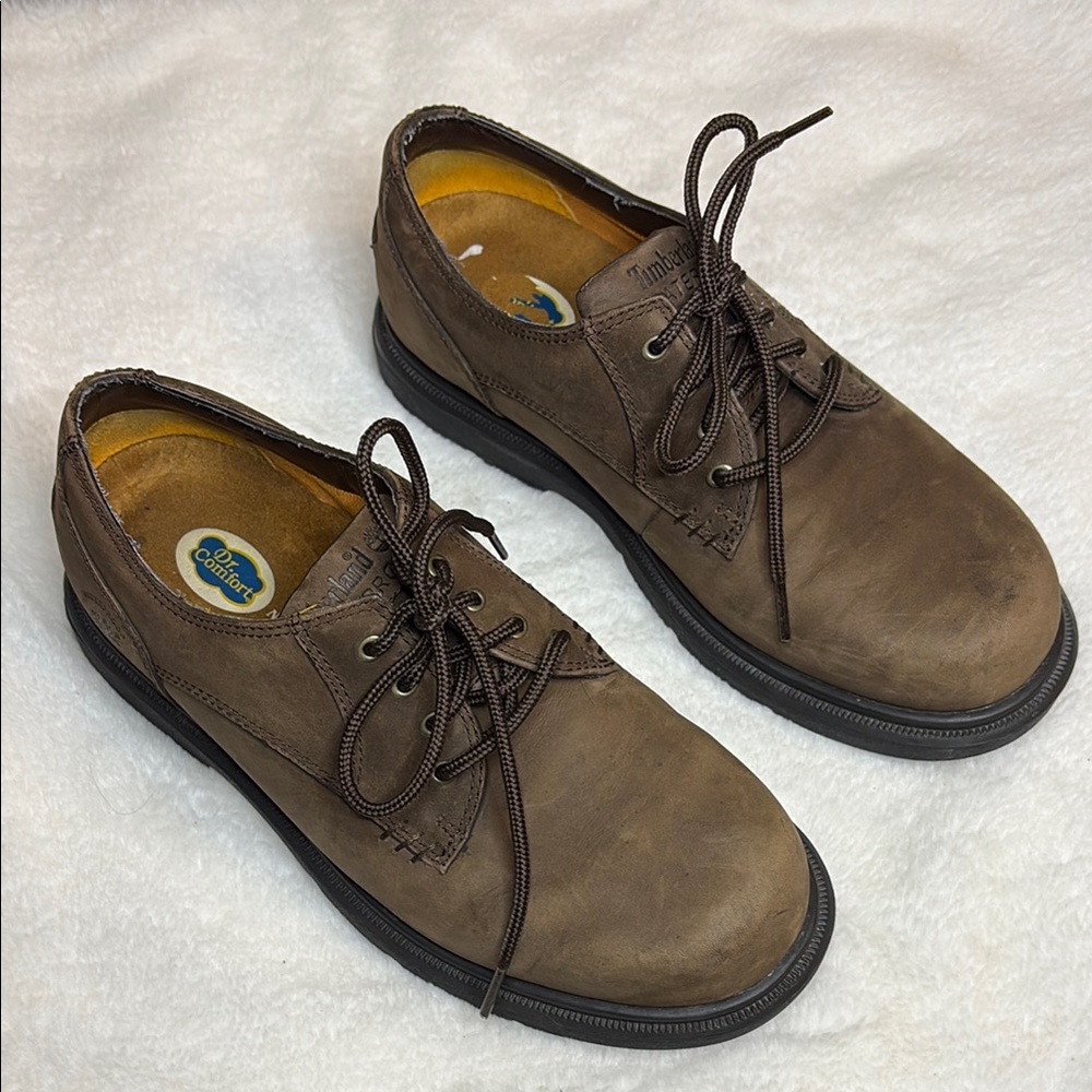 Timberland Brown Oxfords with Durable Rubber Sole